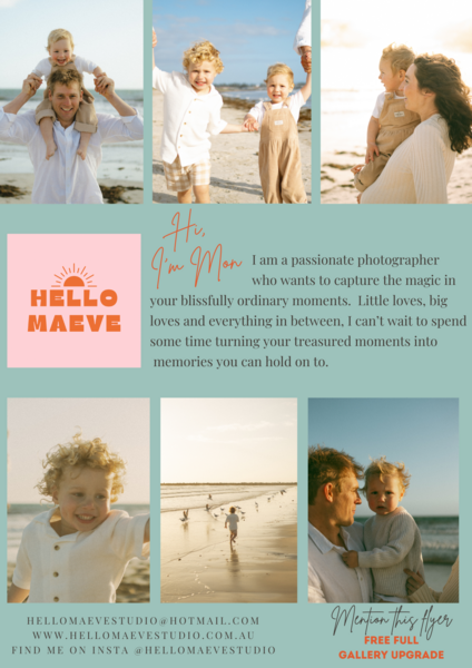 Hello Maeve Photography Advertisement